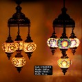 Mosaic Glass Chandelier