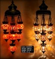 Mosaic Glass Chandelier