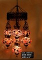 Mosaic Glass Chandelier